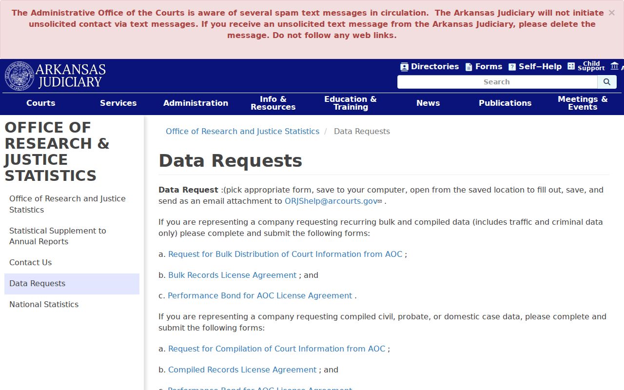 Carroll County court records access under Administrative Order 19